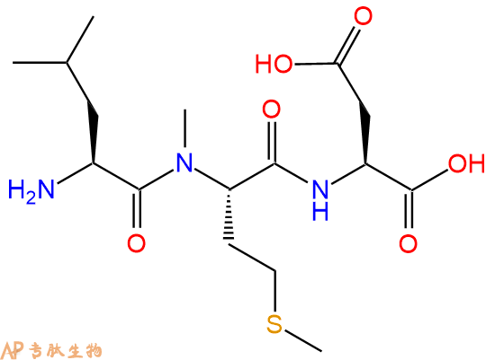 专肽生物产品H2N-Leu-(NMe)Met-Asp-COOH