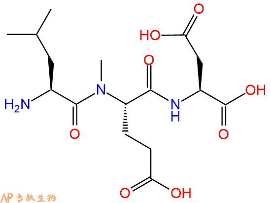 专肽生物产品H2N-Leu-(NMe)Glu-Asp-COOH