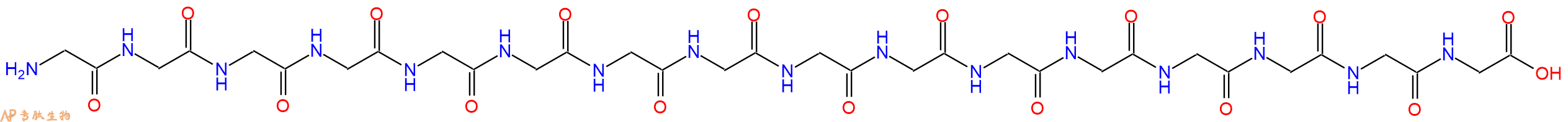 专肽生物产品H2N-Gly-Gly-Gly-Gly-Gly-Gly-Gly-Gly-Gly-Gly-Gly-Gly-Gly-Gly-Gly-Gly-COOH