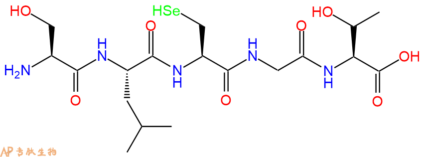 专肽生物产品H2N-Ser-Leu-Sec-Gly-Thr-COOH