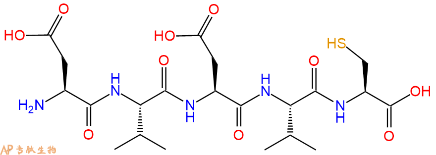 专肽生物产品H2N-Asp-Val-Asp-Val-Cys-COOH