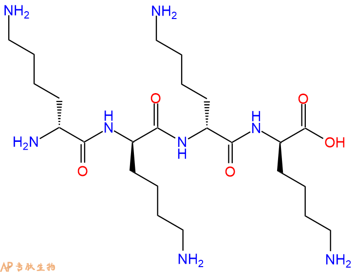专肽生物产品H2N-DLys-DLys-DLys-DLys-COOH
