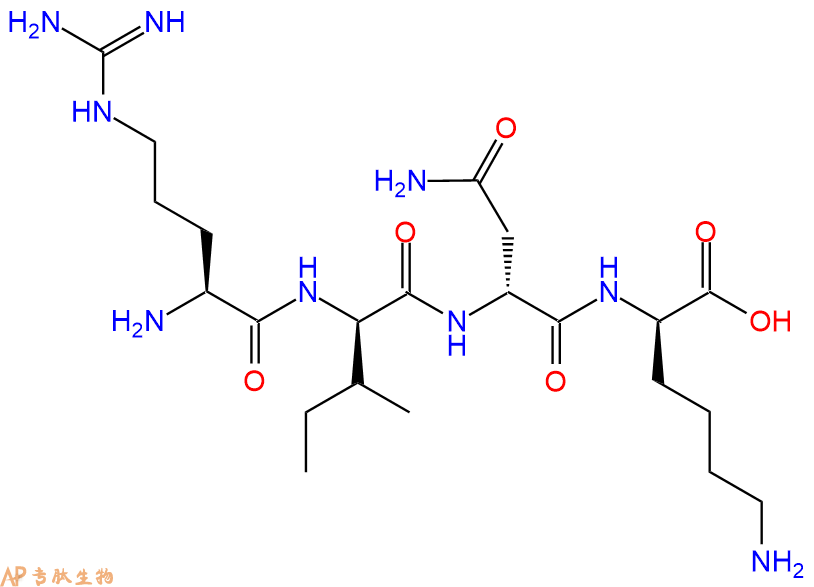 专肽生物产品H2N-Arg-DIle-DAsn-DLys-COOH