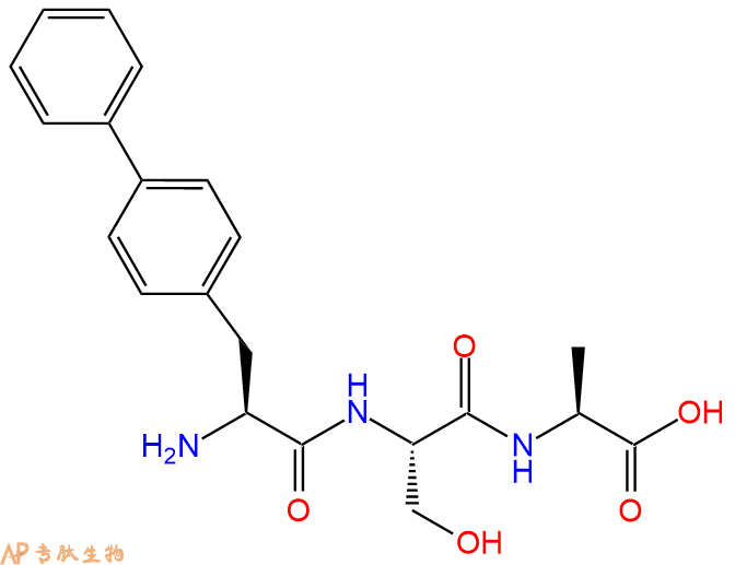 专肽生物产品H2N-Bip-Ser-Ala-COOH