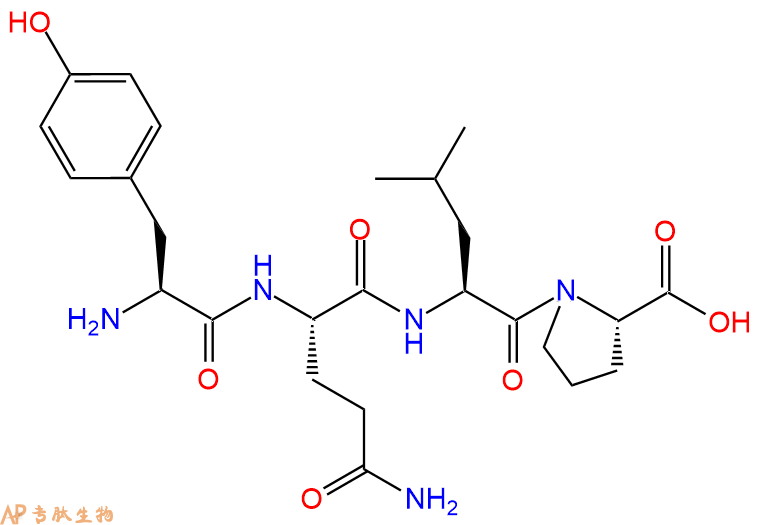 专肽生物产品H2N-Tyr-Gln-Leu-Pro-COOH