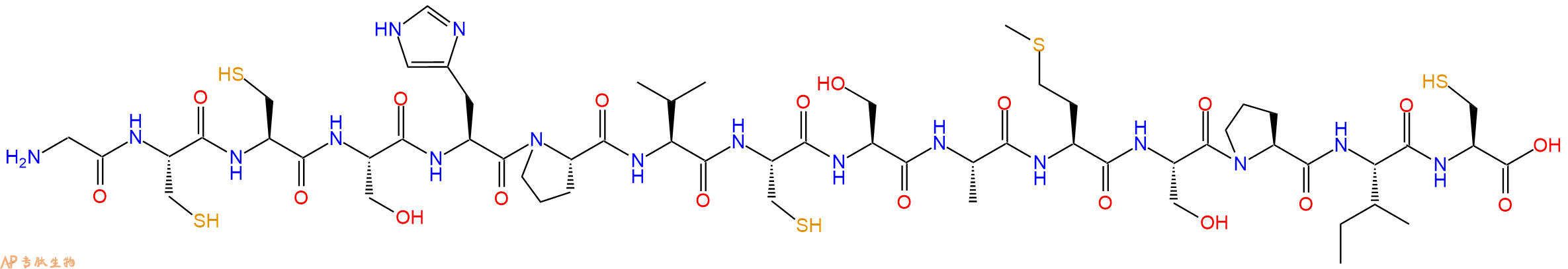 专肽生物产品H2N-Gly-Cys-Cys-Ser-His-Pro-Val-Cys-Ser-Ala-Met-Ser-Pro-Ile-Cys-COOH