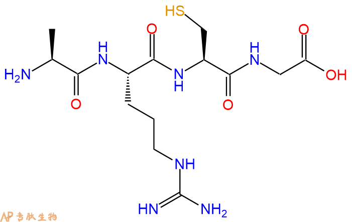 专肽生物产品H2N-Ala-Arg-Cys-Gly-COOH