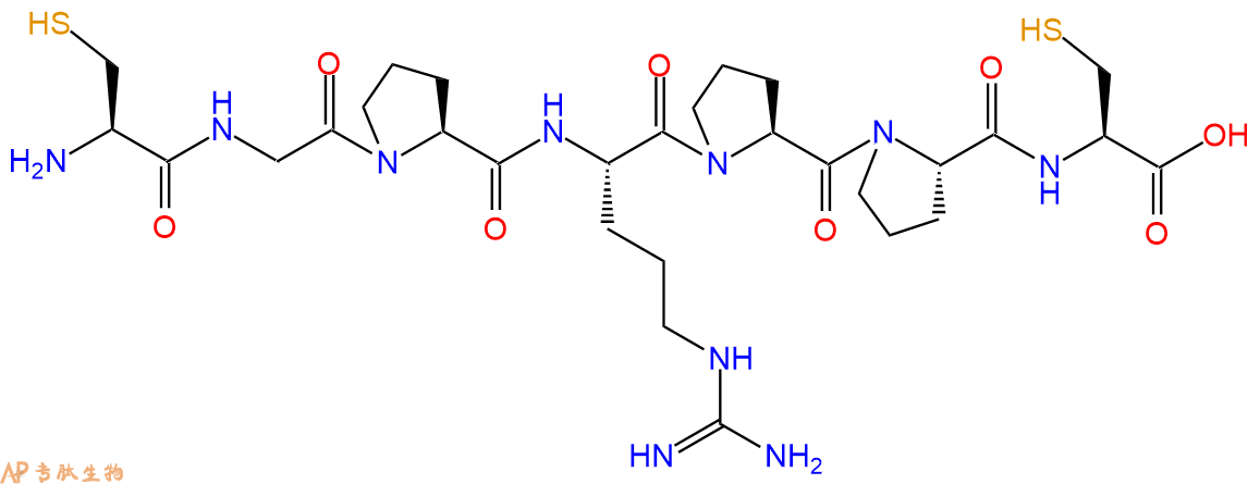 专肽生物产品H2N-Cys-Gly-Pro-Arg-Pro-Pro-Cys-COOH