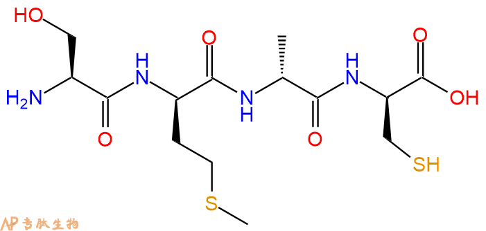 专肽生物产品H2N-Ser-DMet-DAla-DCys-COOH