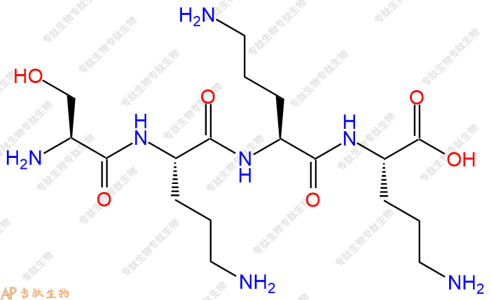 专肽生物产品H2N-Ser-Orn-Orn-Orn-COOH