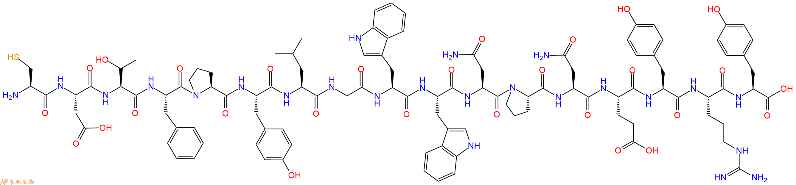 专肽生物产品HER2阳性细胞的靶向肽：P51