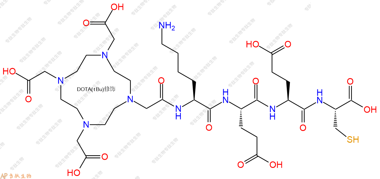 专肽生物产品DOTA-Lys-Glu-Glu-Cys-COOH