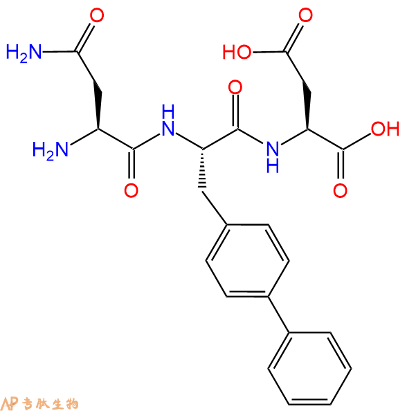 专肽生物产品H2N-Asn-Bip-Asp-COOH