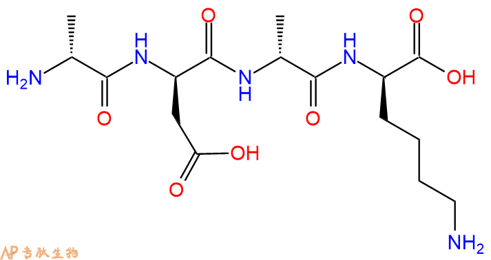 专肽生物产品H2N-DAla-DAsp-DAla-DLys-COOH