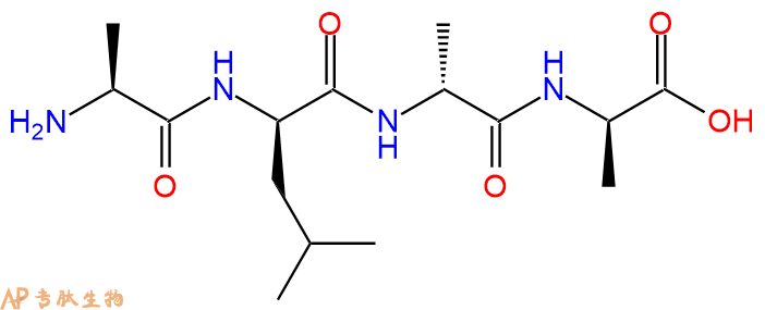 专肽生物产品H2N-Ala-DLeu-DAla-DAla-COOH