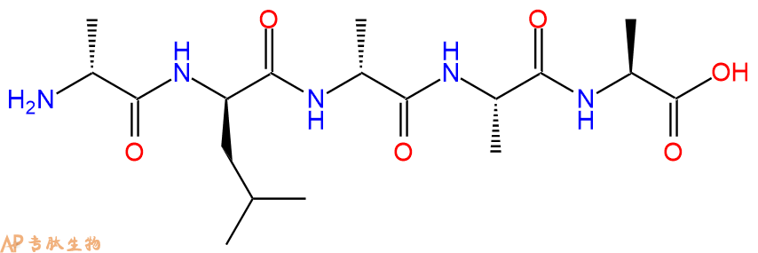 专肽生物产品H2N-DAla-DLeu-DAla-Ala-Ala-COOH