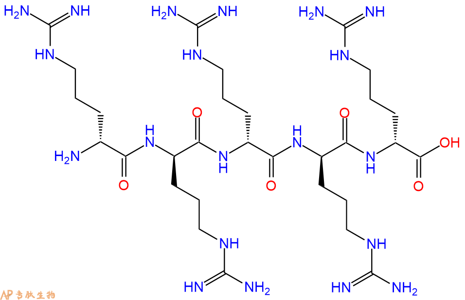 专肽生物产品H2N-DArg-DArg-DArg-DArg-DArg-COOH