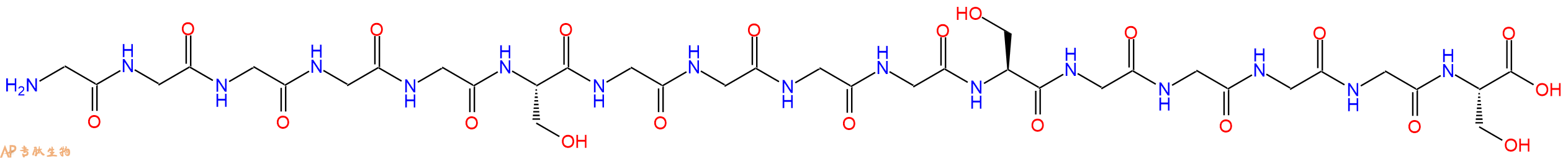 专肽生物产品H2N-Gly-Gly-Gly-Gly-Gly-Ser-Gly-Gly-Gly-Gly-Ser-Gly-Gly-Gly-Gly-Ser-COOH