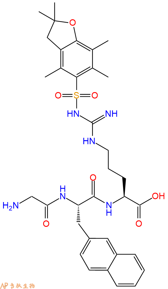 专肽生物产品H2N-Gly-Nal-Arg(Pbf)-COOH