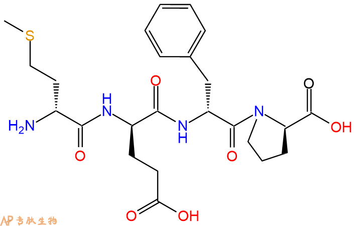 专肽生物产品H2N-DMet-DGlu-DPhe-DPro-COOH