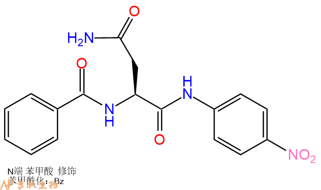 专肽生物产品Benzoyl-Asn-pNA