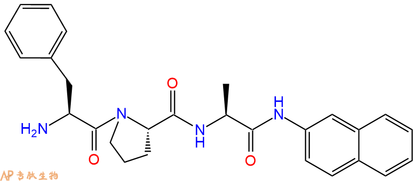 专肽生物产品H2N-Phe-Pro-Ala-βNA 69076-06-8