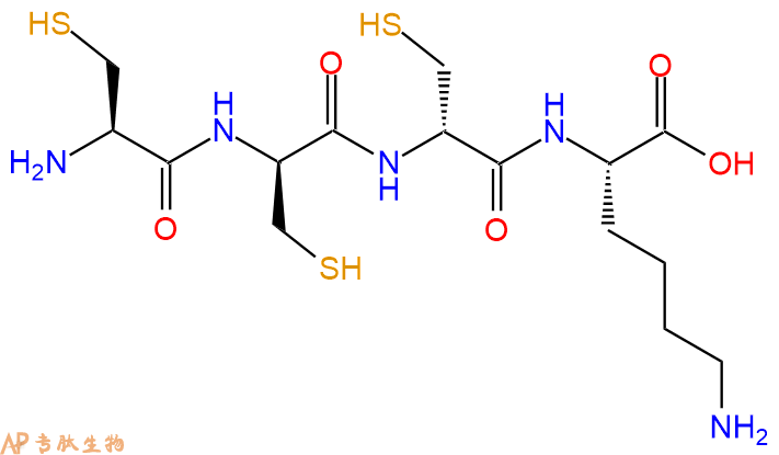 专肽生物产品H2N-Cys-DCys-DCys-Lys-COOH