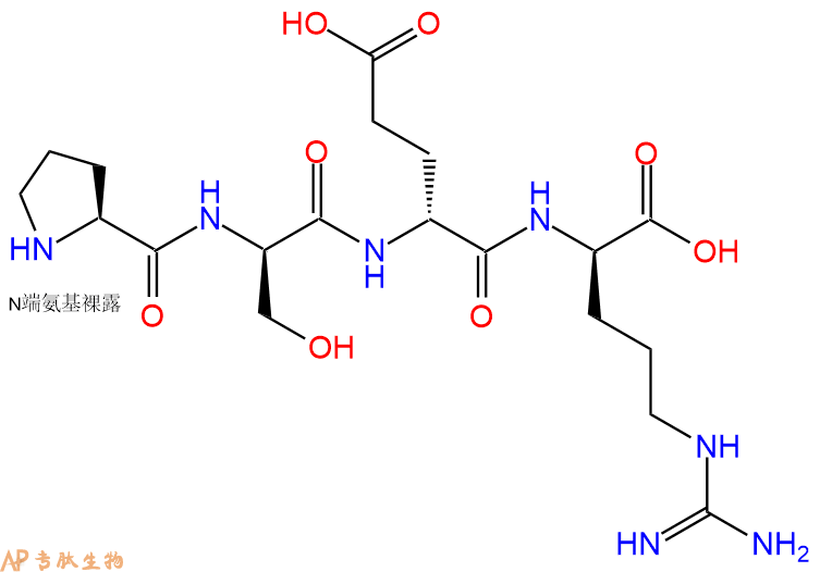 专肽生物产品H2N-Pro-DSer-DGlu-DArg-COOH