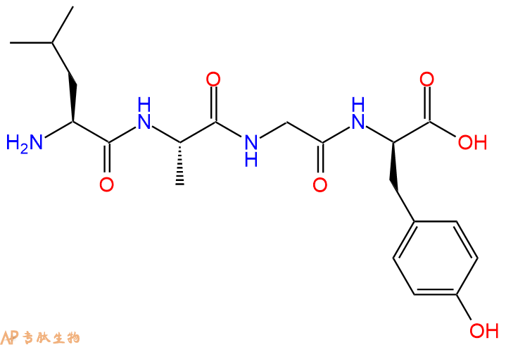 专肽生物产品H2N-Leu-Ala-Gly-DTyr-COOH