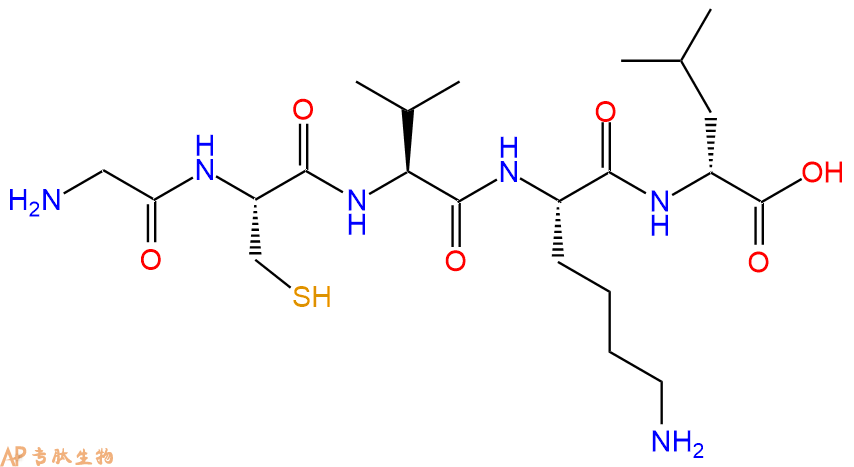 专肽生物产品H2N-Gly-Cys-Val-Lys-DLeu-COOH