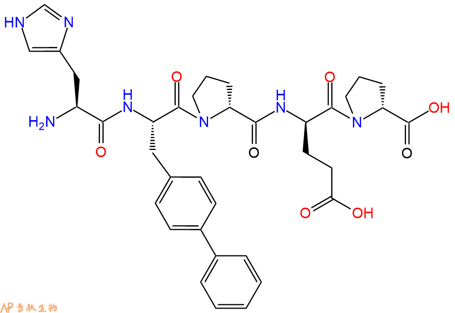 专肽生物产品H2N-His-Bip-DPro-DGlu-DPro-COOH