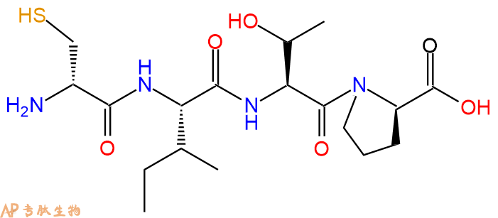 专肽生物产品H2N-DCys-Ile-Thr-DPro-COOH