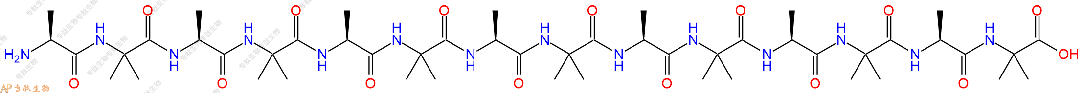 专肽生物产品H2N-Ala-Aib-Ala-Aib-Ala-Aib-Ala-Aib-Ala-Aib-Ala-Aib-Ala-Aib-COOH