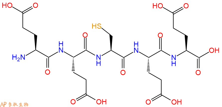 专肽生物产品H2N-Glu-Glu-Cys-Glu-Glu-COOH
