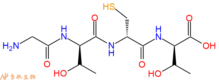 专肽生物产品H2N-Gly-DThr-DCys-DThr-COOH