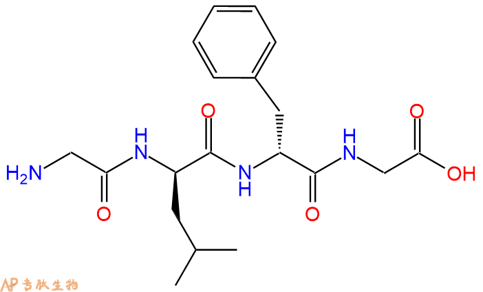 专肽生物产品H2N-Gly-DLeu-DPhe-Gly-COOH