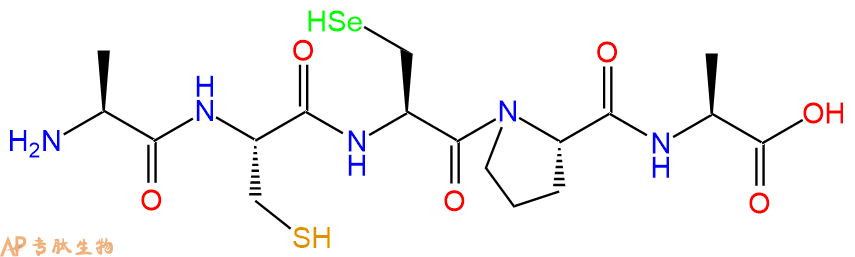 专肽生物产品H2N-Ala-Cys-Sec-Pro-Ala-COOH