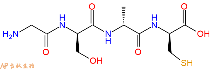 专肽生物产品H2N-Gly-DSer-DAla-DCys-COOH
