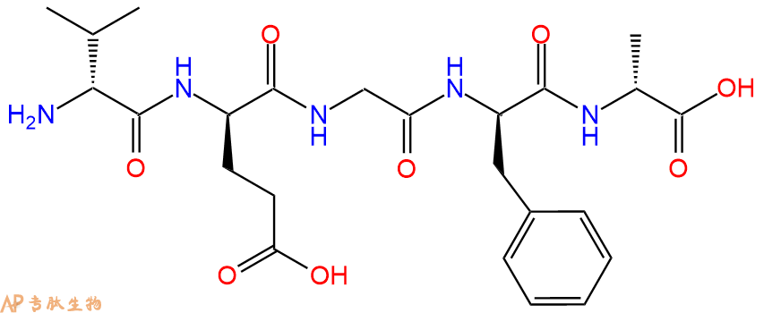 专肽生物产品H2N-DVal-DGlu-Gly-DPhe-DAla-COOH