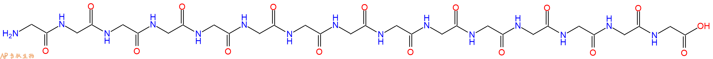 专肽生物产品H2N-Gly-Gly-Gly-Gly-Gly-Gly-Gly-Gly-Gly-Gly-Gly-Gly-Gly-Gly-Gly-COOH