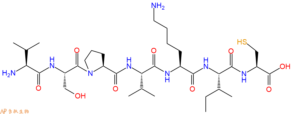 专肽生物产品H2N-Val-Ser-Pro-Val-Lys-Ile-Cys-COOH