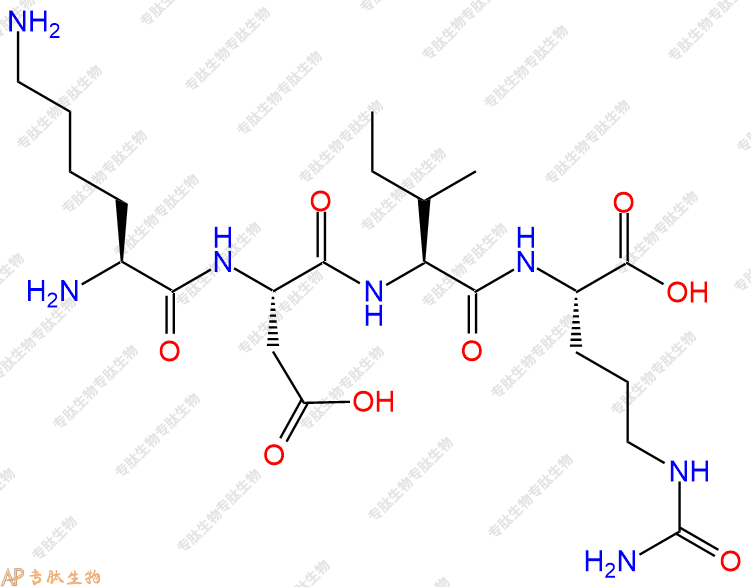 专肽生物产品H2N-Lys-Asp-Ile-Cit-OH