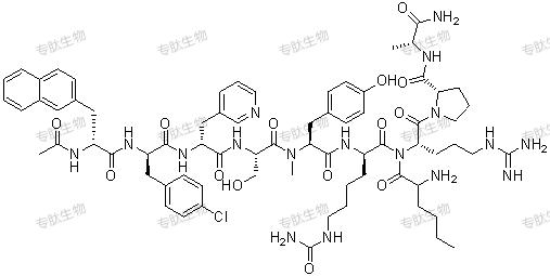 专肽生物产品第四代GnRH拮抗剂、Ozarelix295350-45-7/896710-46-6