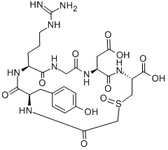 专肽生物产品Cyclo(-D-Tyr-Arg-Gly-Asp-Cys(carboxymethyl)-OH) sulfoxide143120-27-8