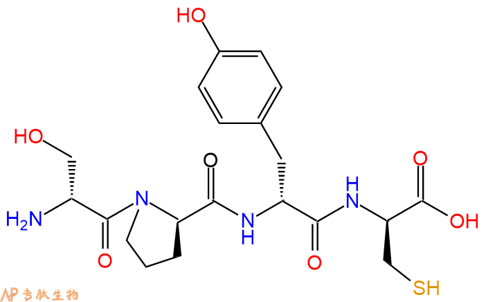 专肽生物产品H2N-DSer-DPro-DTyr-DCys-OH