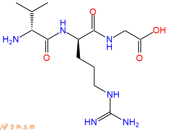专肽生物产品H2N-DVal-DArg-Gly-OH