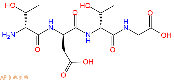 专肽生物产品H2N-DThr-DAsp-DThr-Gly-OH