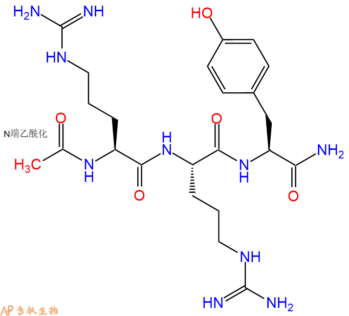 专肽生物产品Ac-Arg-Arg-Tyr-NH2