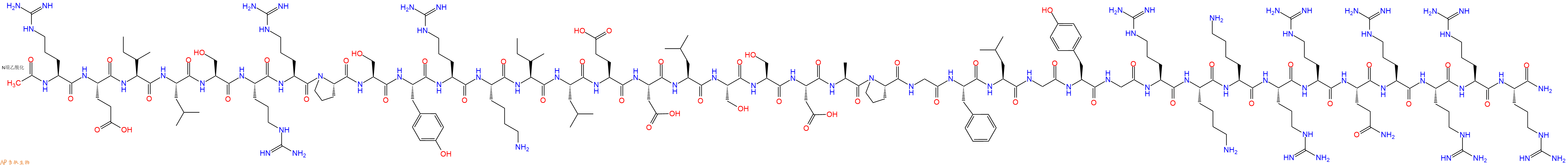 专肽生物产品Ac-Arg-Glu-Ile-Leu-Ser-Arg-Arg-Pro-Ser-Tyr-Arg-Lys-Ile-Leu-Glu-Asp-Leu-Ser-Ser-Asp-Ala-Pro-Gly-Phe-Leu-Gly-Tyr-Gly-Arg-Lys-Lys-Arg-Arg-Gln-Arg-Arg-Arg-Arg-NH2
