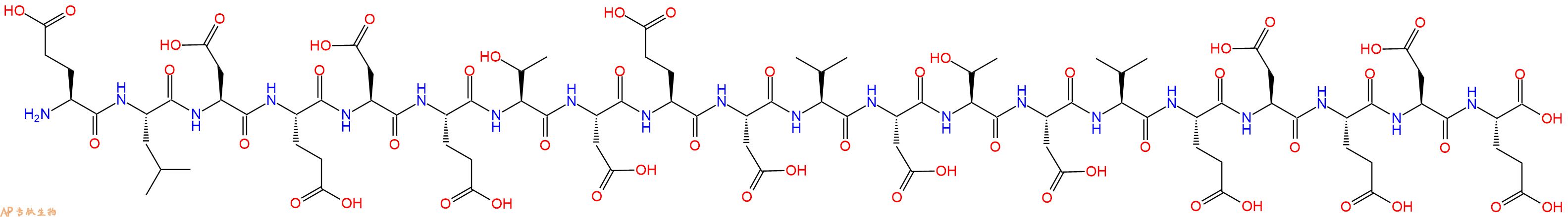 专肽生物产品H2N-Glu-Leu-Asp-Glu-Asp-Glu-Thr-Asp-Glu-Asp-Val-Asp-Thr-Asp-Val-Glu-Asp-Glu-Asp-Glu-OH